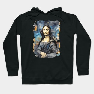 Mona Lisa in the style of Van Gogh Hoodie